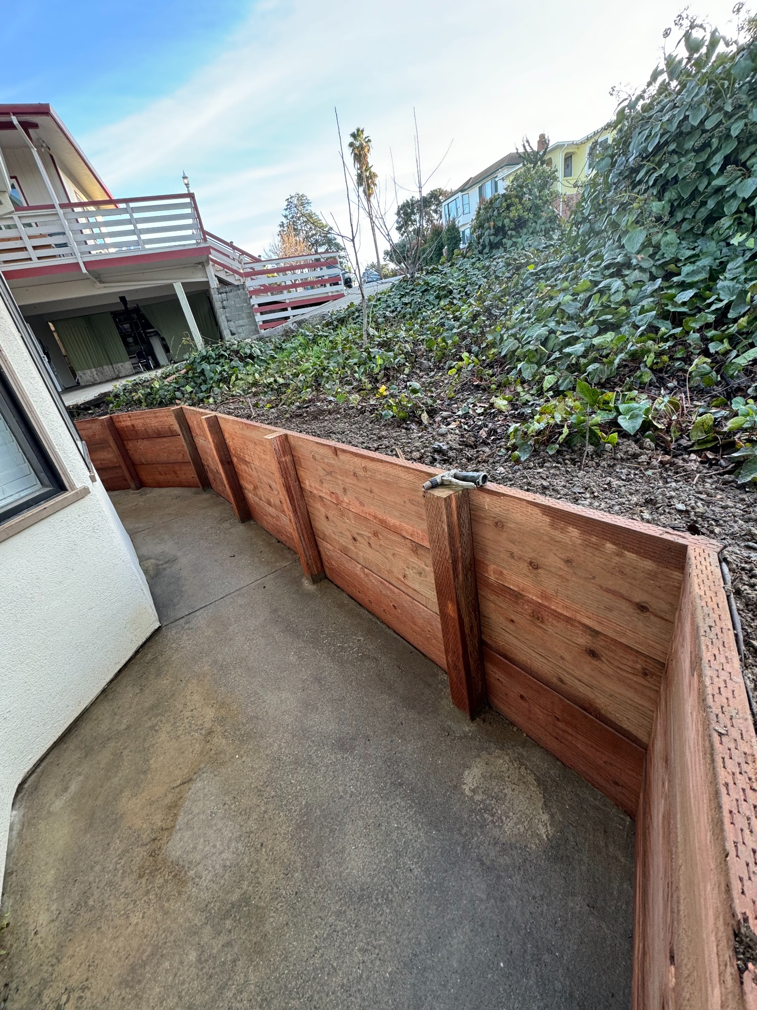 Madriz Gardening Retaining Wall project